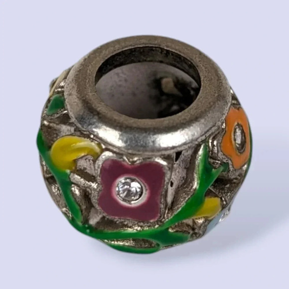 (2/$20) 14mm Brighton Flower Child Bead Charm - Picture 3 of 4